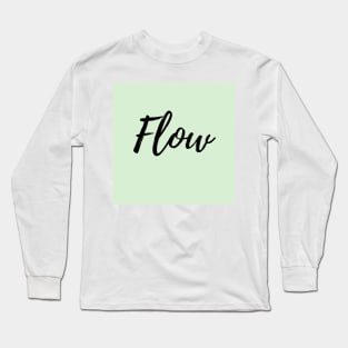 Green Energy Flow Long Sleeve T-Shirt